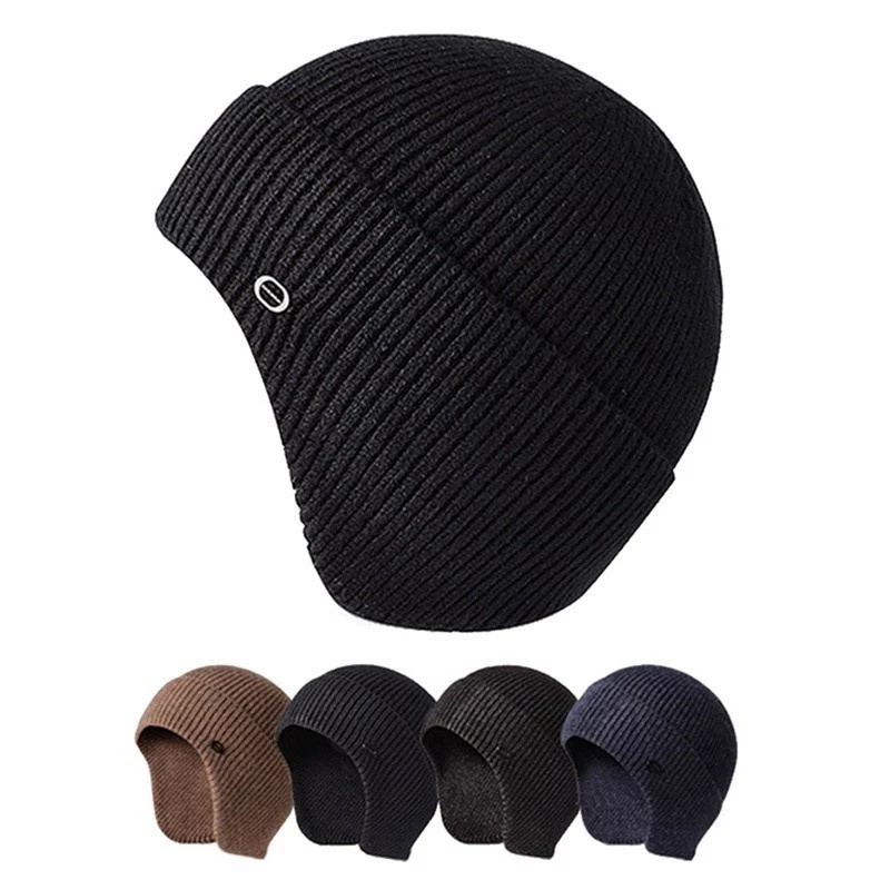 Mũ Len Che Tai Giữ Ấm Mùa Đông Dành Cho Nam Nữ