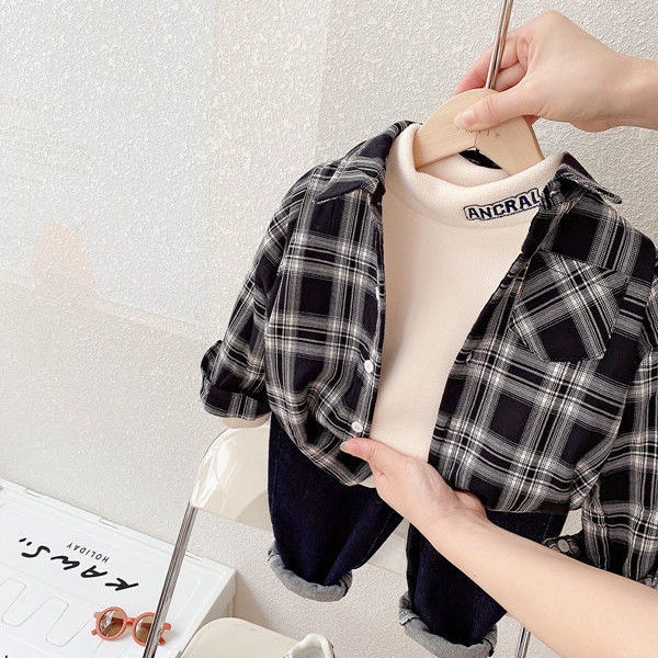 Áo Lông Cổ Lọ Ấm Áp Thời Trang Cho Bé Trai