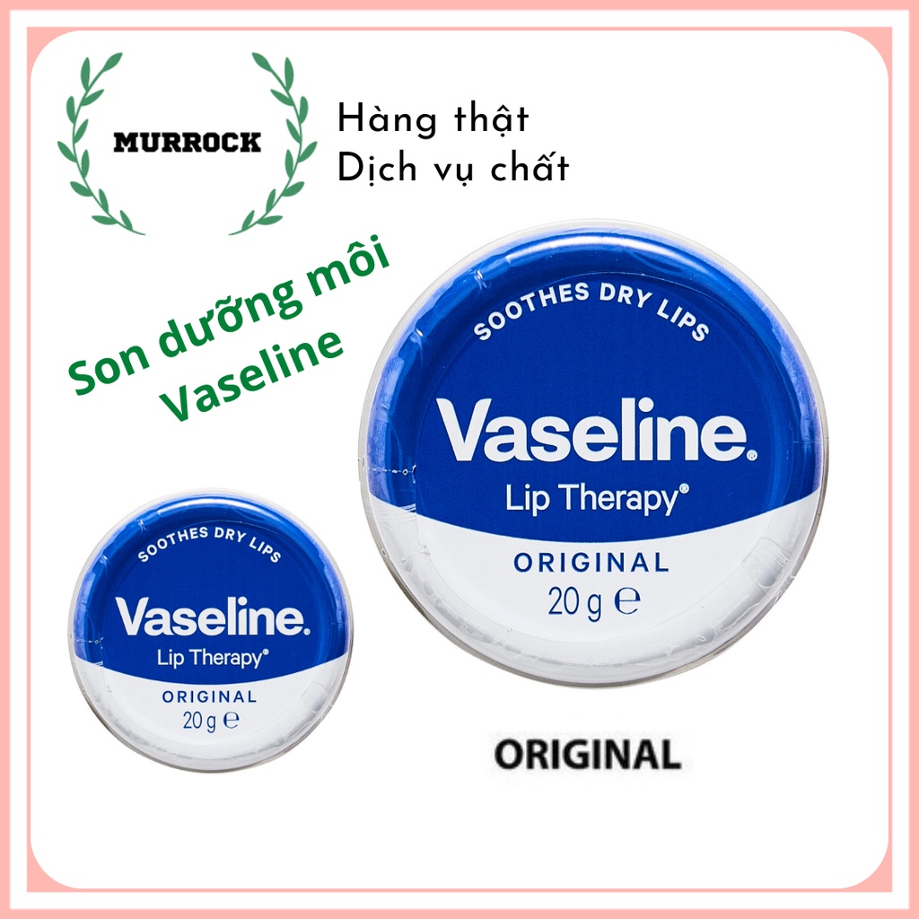 Son dưỡng môi Vaseline Lip Therapy Original 20g, UK Anh Quốc