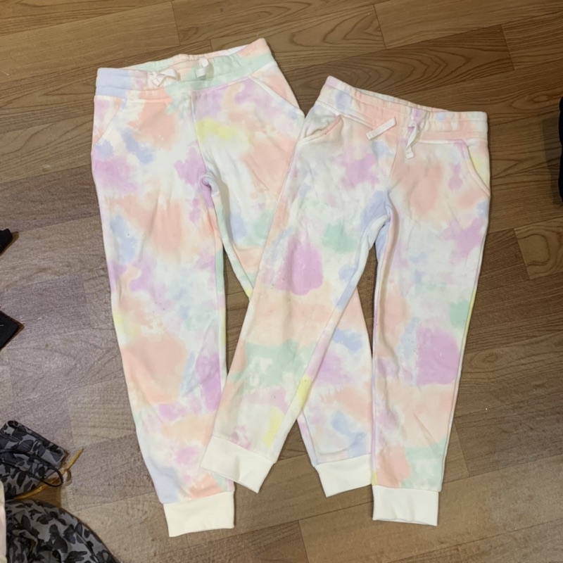 Quần jogger nỉ bông bé gái, hàng dư