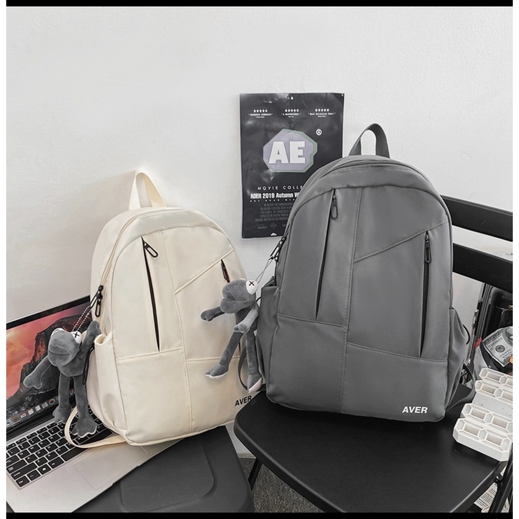 Balo Đi Học Nam Nữ Ulzzang Giá Rẻ, Cặp Học Sinh Basic Phong Cách Hàn Quốc Thời Trang MILA BL08