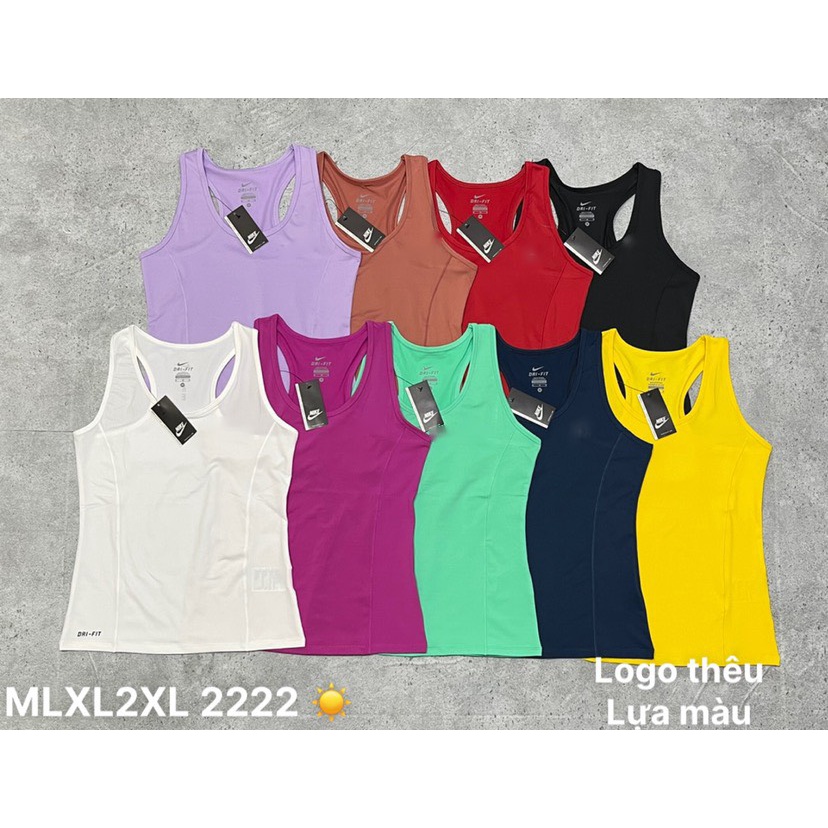 Áo Thun Thể Thao Nữ Dáng 3 Lỗ Tập Gym Yoga Vải Thun Lạnh Logo Thêu Cao Cấp - ABL03