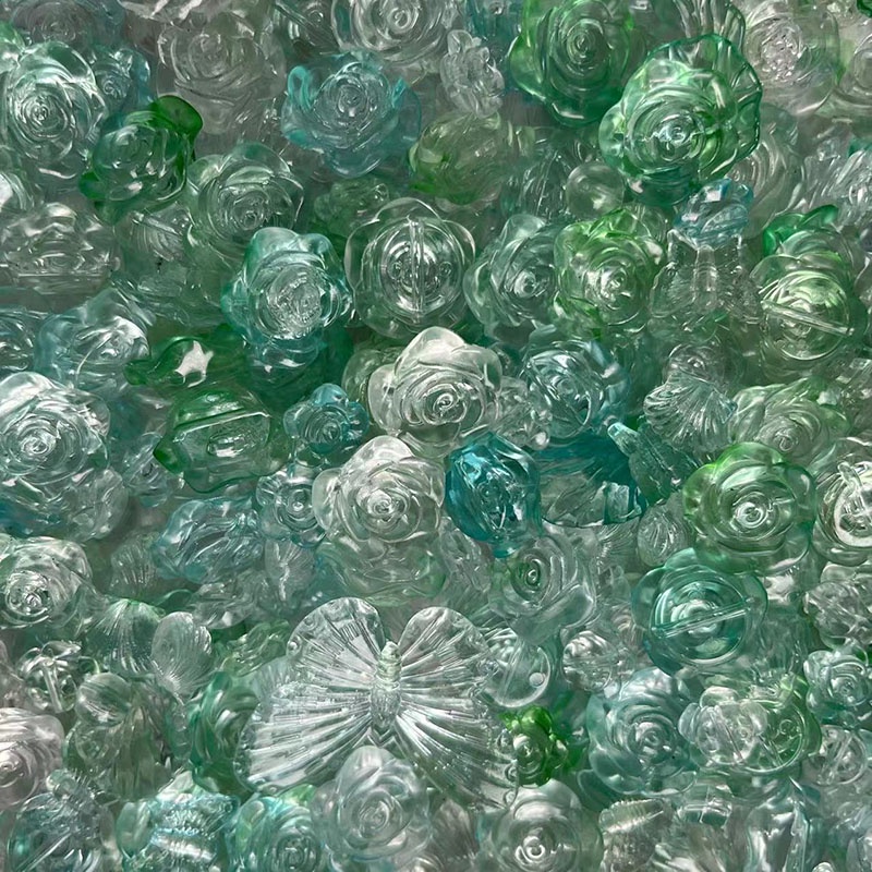 Ốp Điện Thoại Chất Liệu ABS Hình Hoa Đính Ngọc Trai / Bướm / Người Ngoài Hành Tinh Độc Đáo DIY