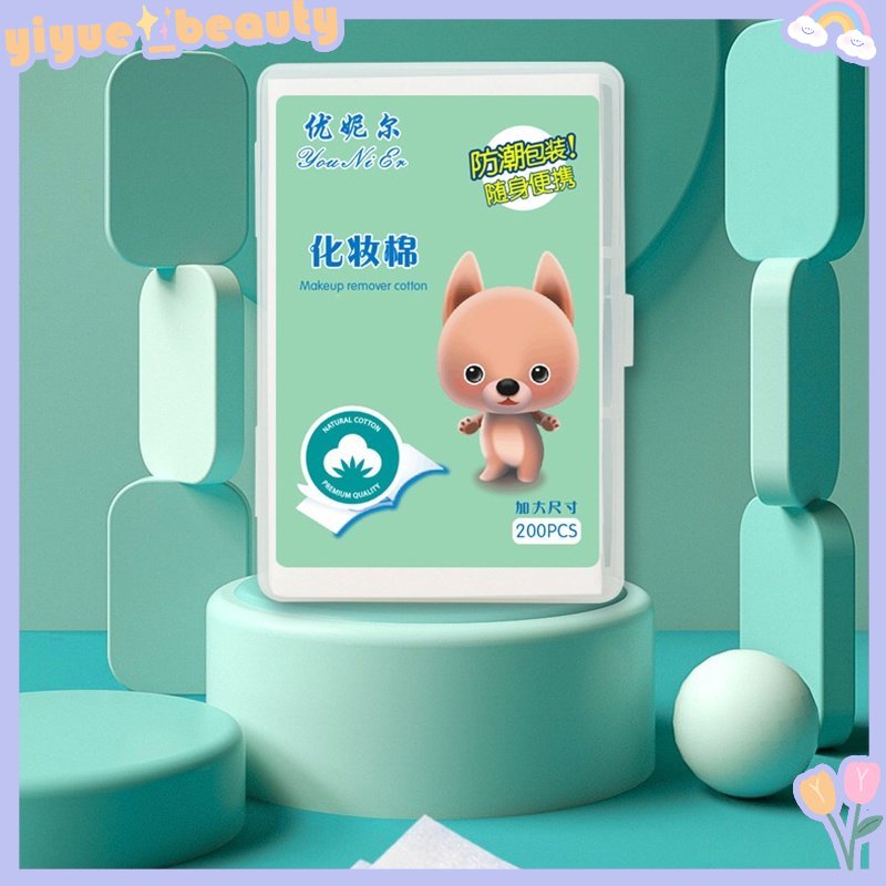 Set 200 Bông Tẩy Trang Sử Dụng Một Lần Chất Liệu cotton Mỏng