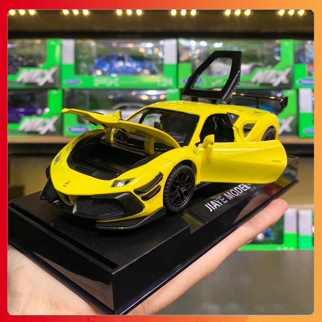 Mô hình xe Ferrari 488 GTB tỉ lệ 1:32 Double Horses