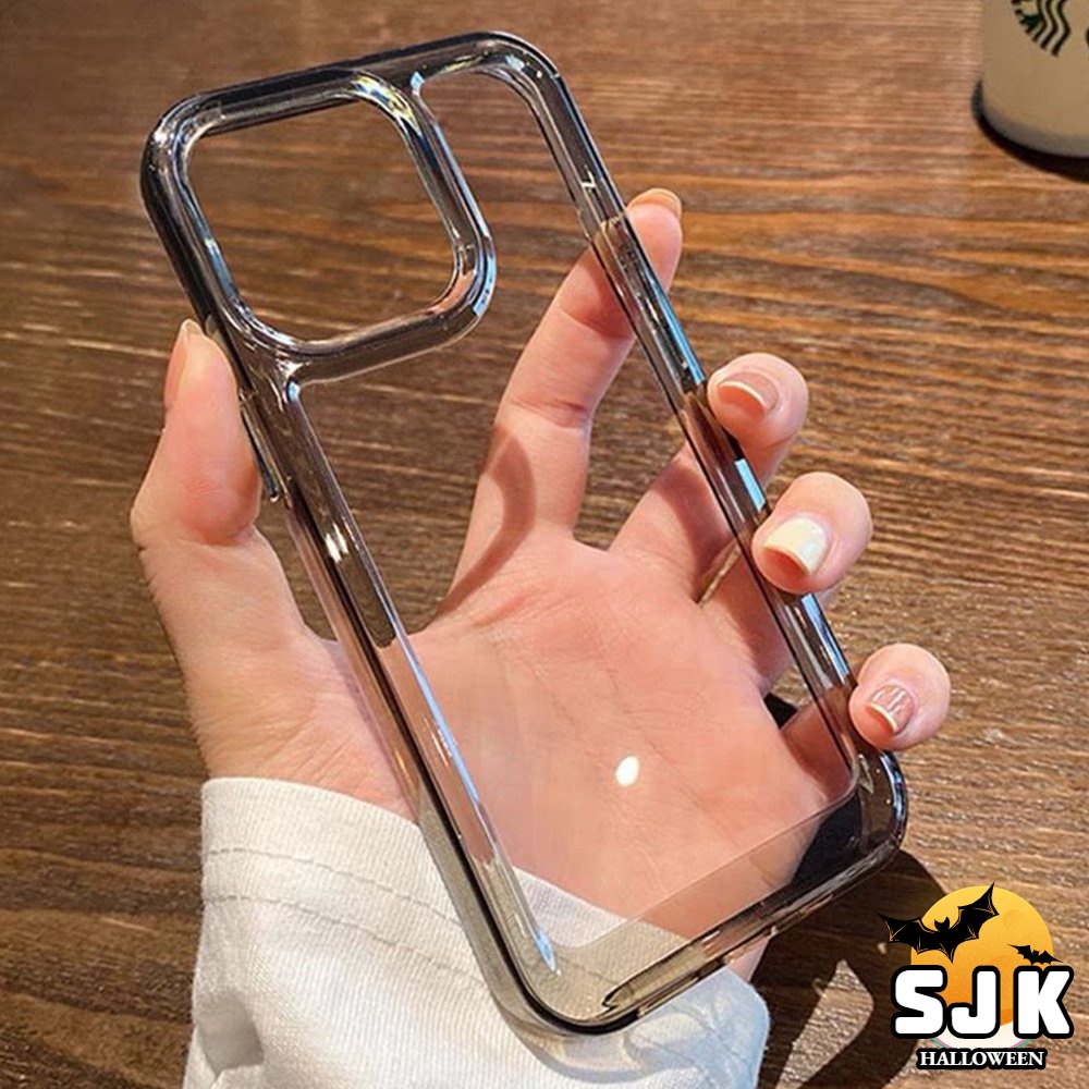 Ốp Điện Thoại Acrylic Cứng Chống Sốc Màu Tím Sang Trọng Cho IPhone 11 12 13 14 Pro Max XR X XS Max 7 8 Plus