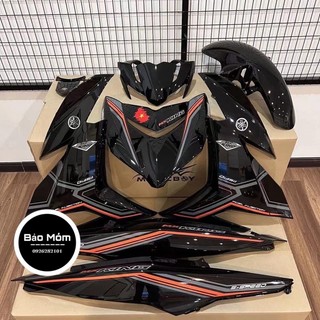 Dàn áo Exciter 150 đen bóng Tem Mx king cam
