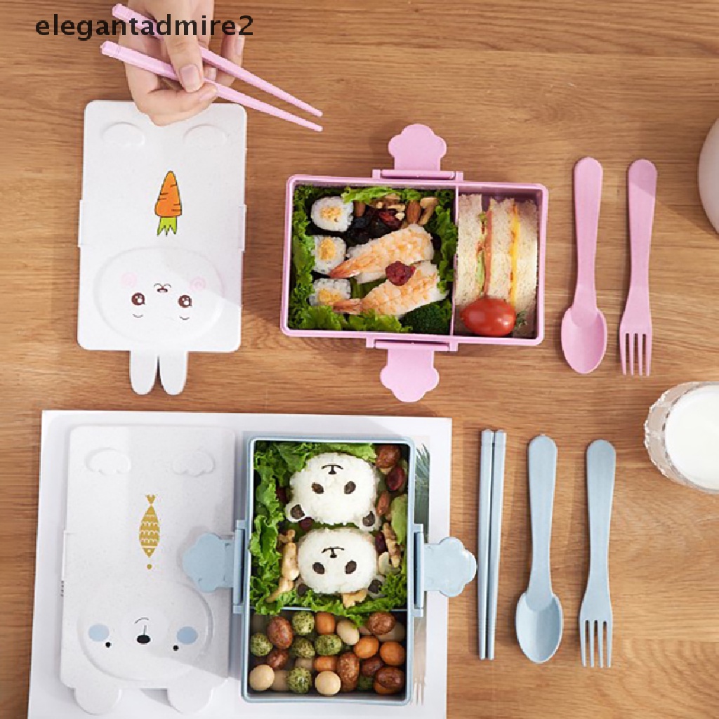 [gant] Hộp cơm Phong Cách Kawaii Nhật Bản Dễ Thương Cho Trẻ Mẫu Giáo &amp; Trẻ Em