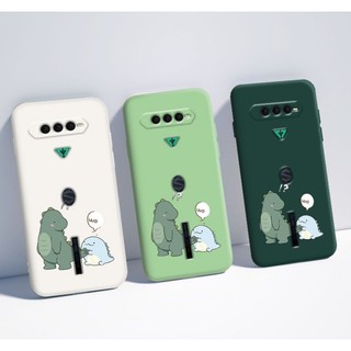 Ốp Lưng Silicone Mềm Chống Sốc Màu Trơn Cho Xiaomi Black Shark 4 / 4pro