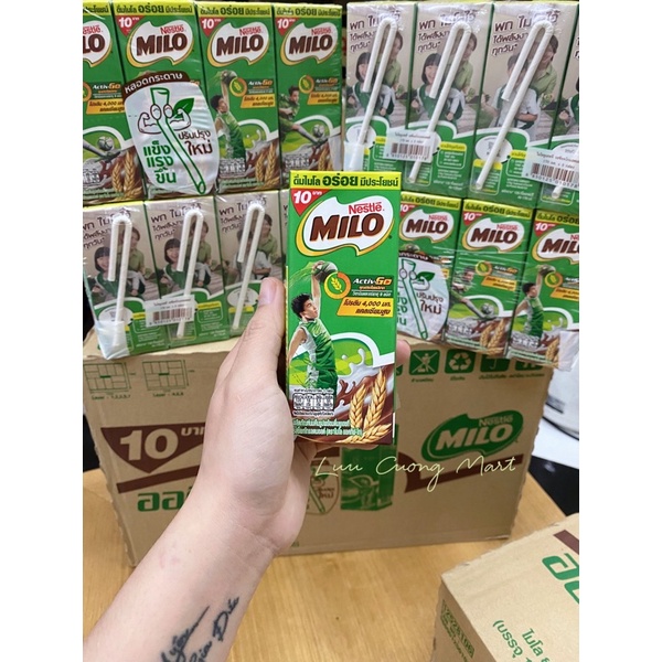 Sữa nước MILO Thái Lan 170ml x 48 hộp date xa