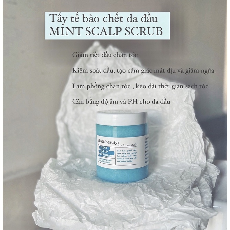 Tẩy tế bào chết da đầu Mint Scalp Scrub 300g | KATIEBEAUTY