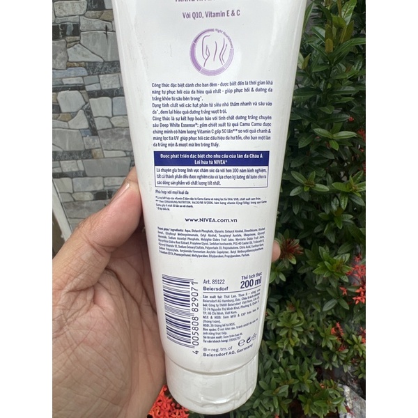 SERUM DƯỠNG THỂ NIVEA BAN ĐÊM