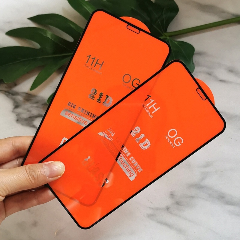 Kính cường lực Oppo full màn 21D cho A76/A36, A57 2022, A3s,A5s/A7/F9/A12,Reno 6, 6Z,7 4G,...tặng kèm giấy lau kính