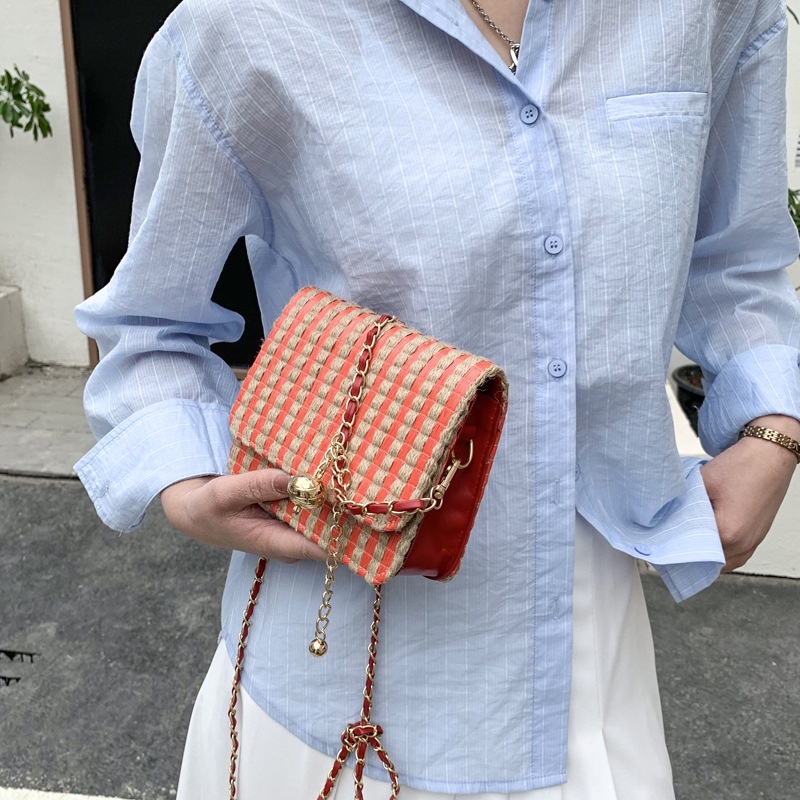 Túi Đeo JASMIN NOIR Chéo Vai Họa Tiết Sọc Thời Trang Sành Điệu Cho Nữ