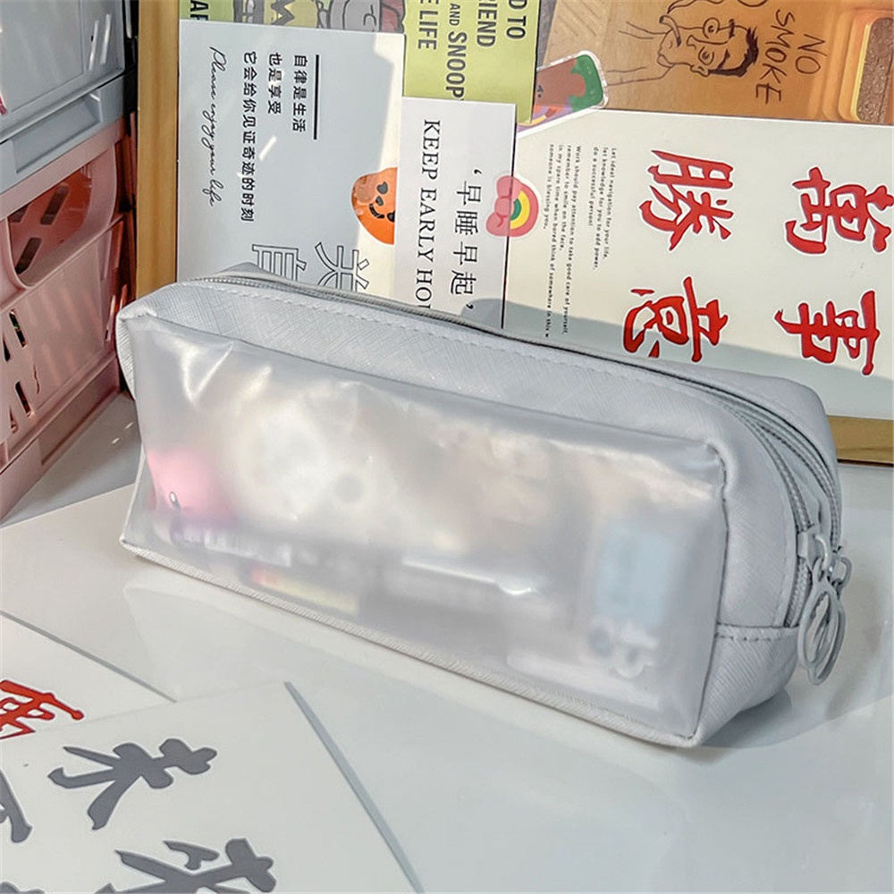 Túi Đựng Bút Bằng Vải Bạt Pvc Pvc Đa Năng In Hình Chó Pacha Qipin Đơn Giản Cho Học Sinh / Văn Phòng