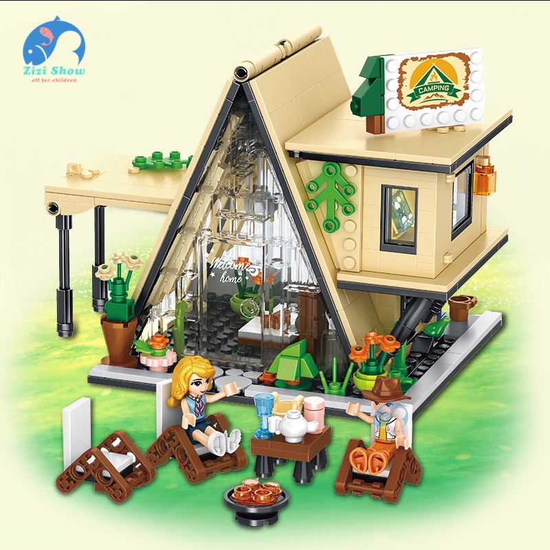 Bộ Đồ Chơi Mô Hình Ngôi Nhà Thành Phố Sáng Tạo Cho Bé