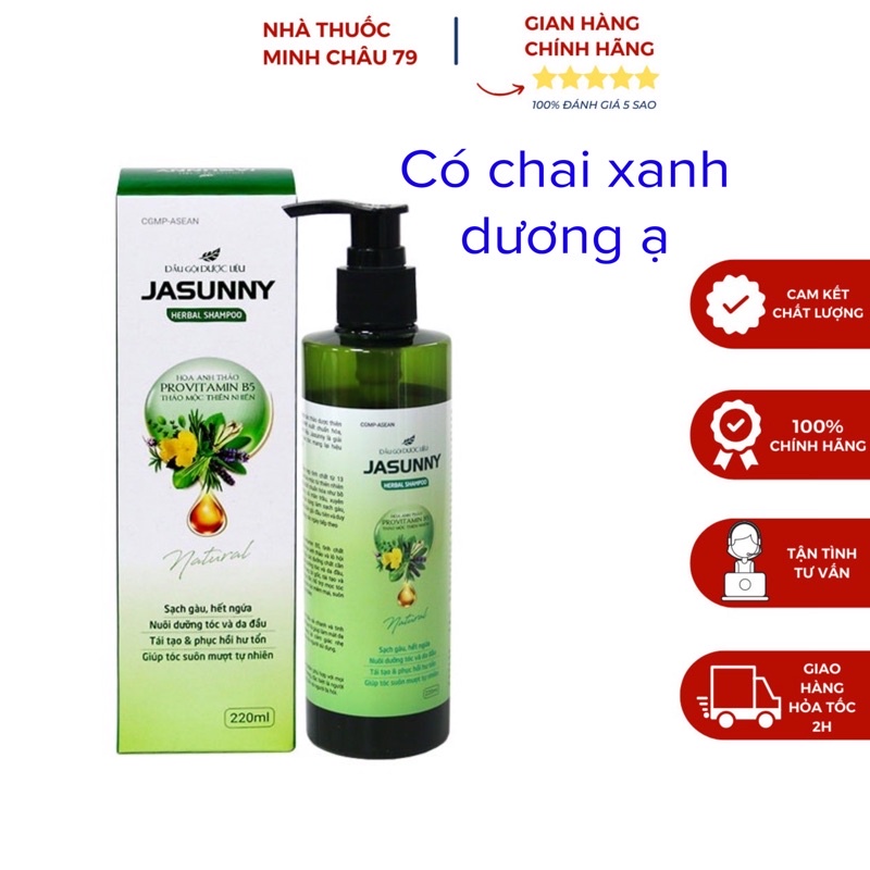 Dầu gội thảo dược Jasunny chai 50g