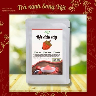 Bột dâu tây làm bánh, tạo màu, pha chế gói 20G Song Việt