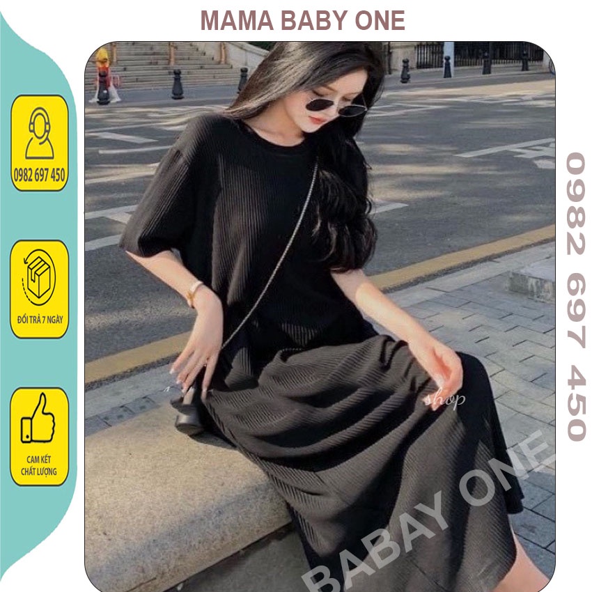 VÁY BẦU THỜI TRANG-ĐẦM BẦU CÔNG SỞ DÁNG XUÔNG CHẤT THUN TĂM NHIỀU MÀU CỰC XINH