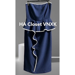 Đầm Cúp Ngực Bút Chì Xuất Dư(Sz:2)