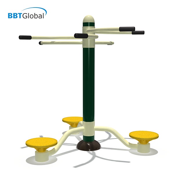 Thiết bị tập xoay eo đứng BBT GLOBAL KXJS-07 (tay trên văng 3 phía)