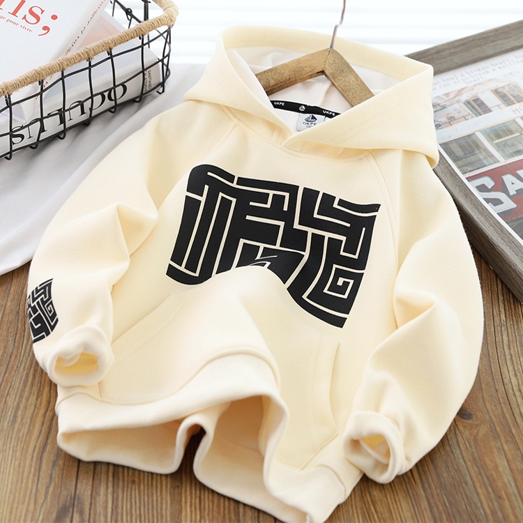 Áo nỉ có mũ bé trai gái áo hoodie cho trẻ em từ 6-65KG size đại LOGO