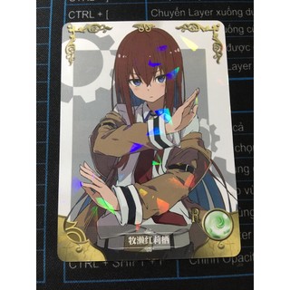 Thẻ bo góc nhân vật kurisu makise – steins; gate ns-07 – r