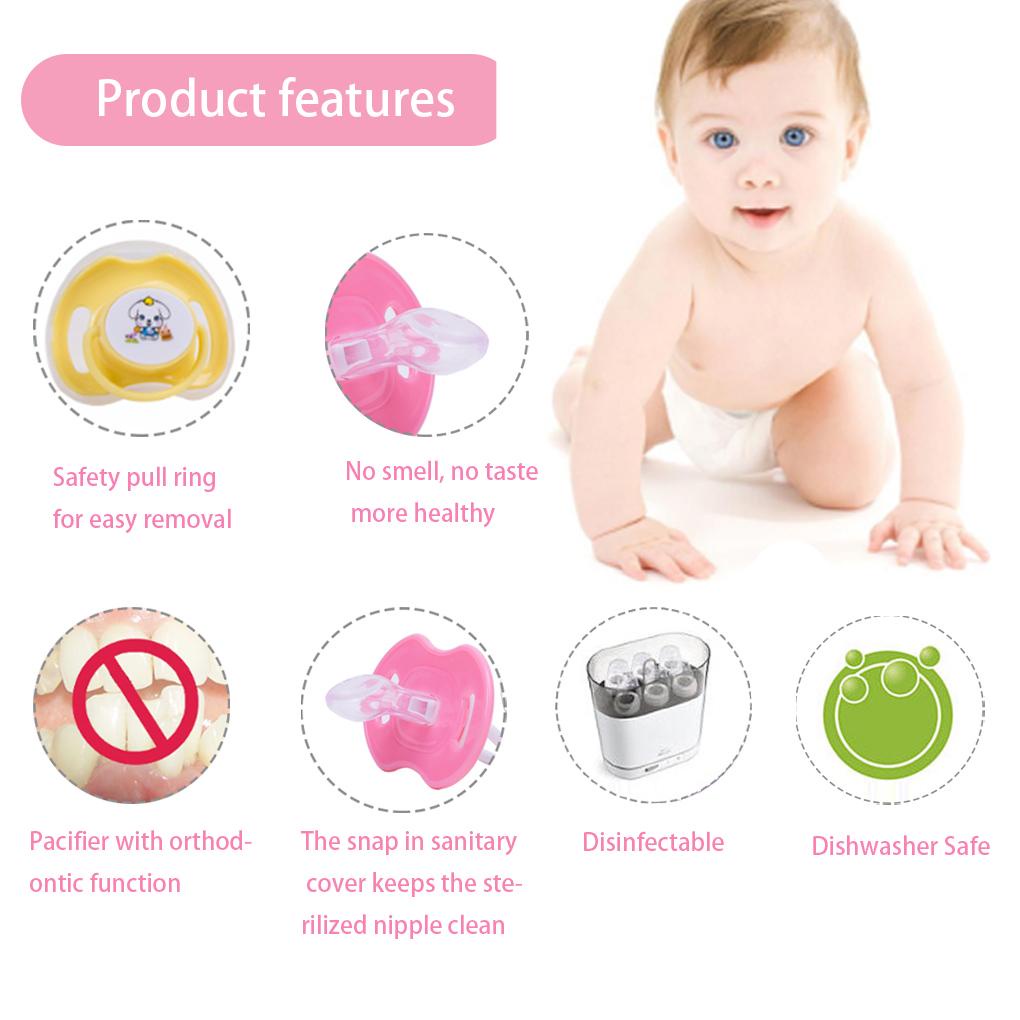 Núm Ti Giả Bằng Silicon Họa Tiết Hoạt Hình Cho Bé