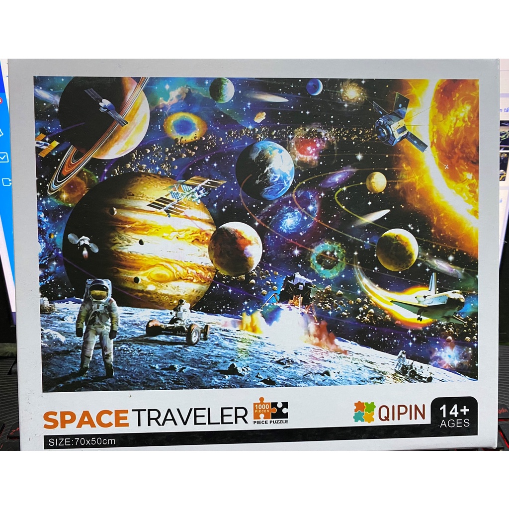 Tranh ghép hình 1000 mảnh giấy random cut