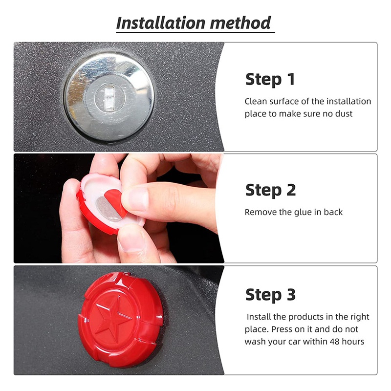 Vỏ Bọc Chìa Khóa Cho 1997-2022 Jeep Wrangler TJ JK JL &amp; Gladiator JT Pentagram