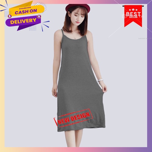 Norabel Đầm Midi Trơn Phong Cách Hàn Quốc Sang Trọng Thời Thượng Dành Cho Nữ Thanh Lịch 2022 Đầm Midi Hai Dây Nhỏ Xinh Thời Trang Cho Bạn Gái Tuổi Teen