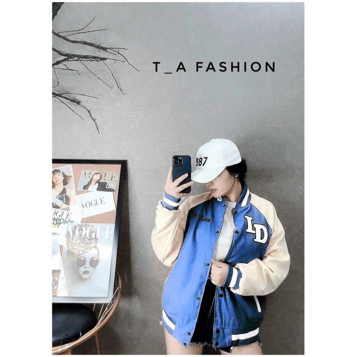 (HCM) ÁO KHOÁC BOMBER NHUNG THÊU CHỮ THỜI TRANG NỮ SIÊU XINH - HOTTREND HÀN QUỐC CHO CÁC BẠN TRẺ JANGMY