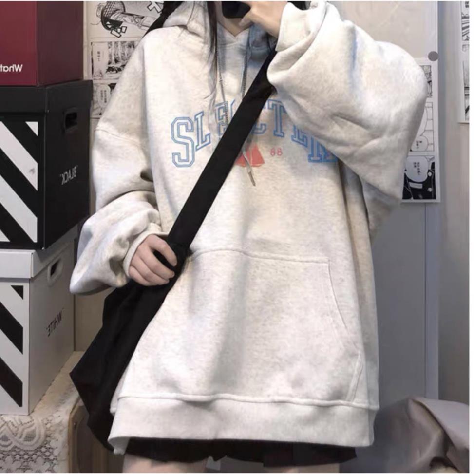 Áo Hoodie SLEC 1988 siêu hot,chất nỉ ngoại form thụng cánh dơi trùm mông hàng mũ 2 lớp to đẹp