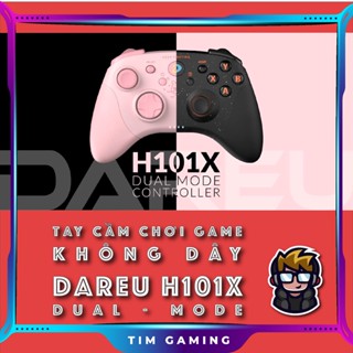 Tay cầm chơi game không dây DAREU H101X (Dual Mode: Type-C, Bluetooth)