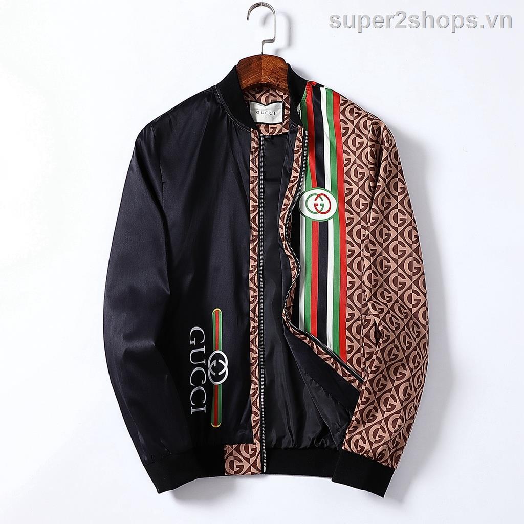 Mới_gucci Áo Khoác bomber In Họa Tiết Đa Dạng Cho Nam Size S-XXXL PP089