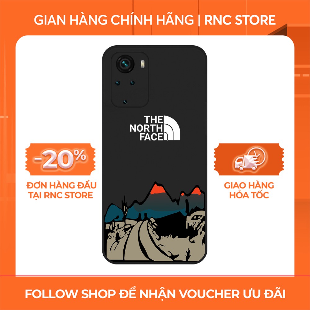 Ốp lưng Xiaomi Redmi 10/Redmi 9T/Poco X3/....dẻo cạnh vuông bảo vệ camera hình The North Face
