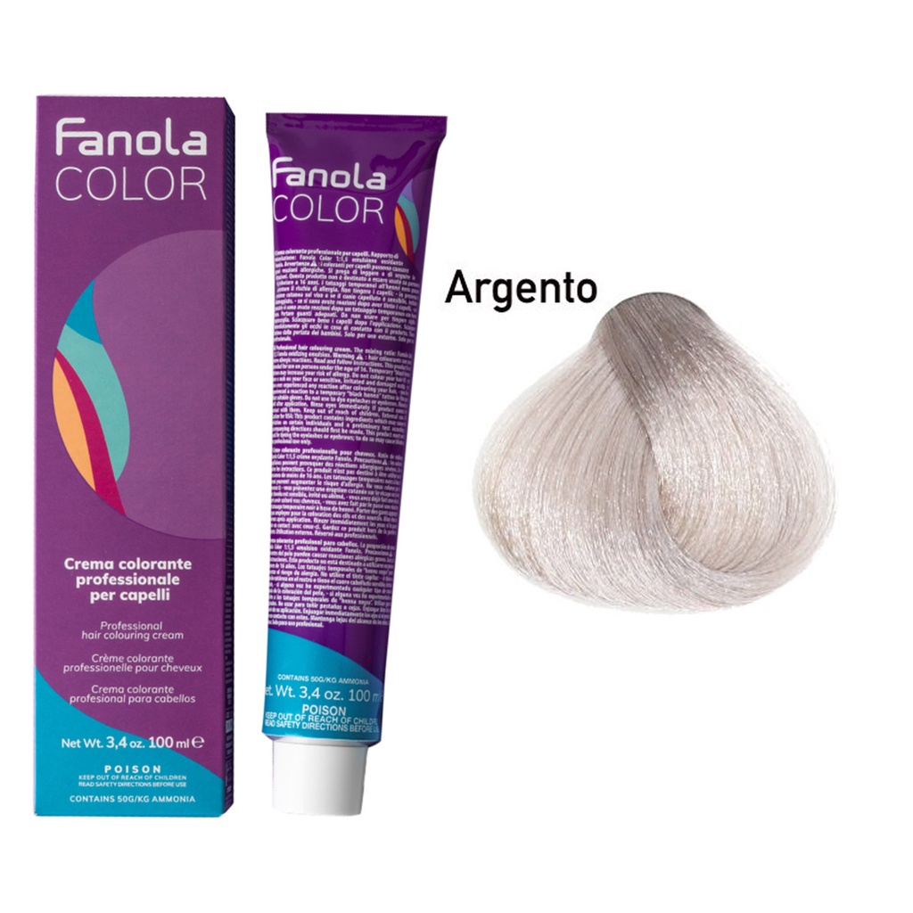 Màu nhuộm Fanola Toner 100ml + Oxy 100ml + Chén cọ nhuộm I Made In Italia