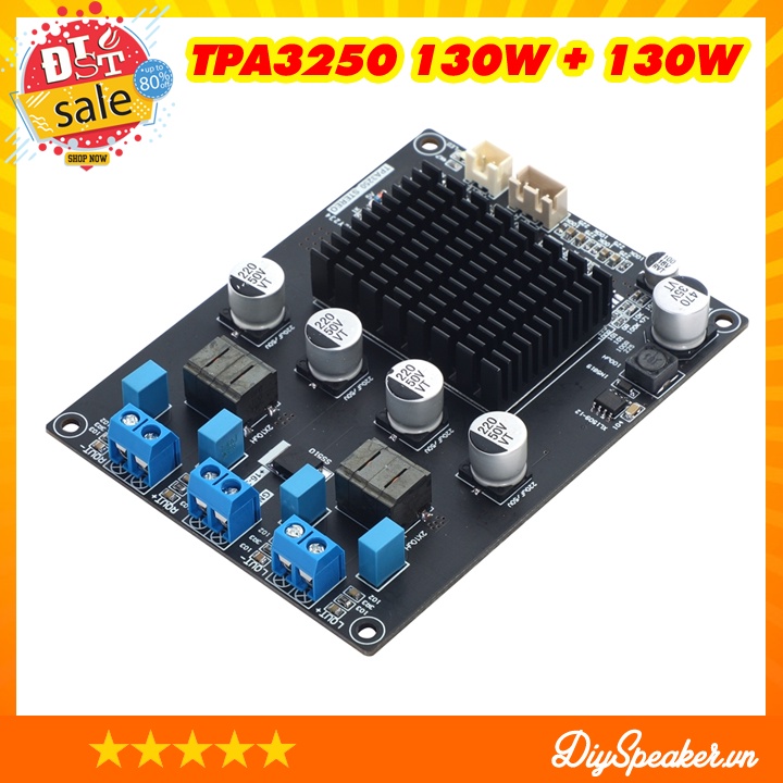 Mạch khuếch đại âm thanhTPA3250 130W*2 và TDA7492P Bluetooth 25Wx2