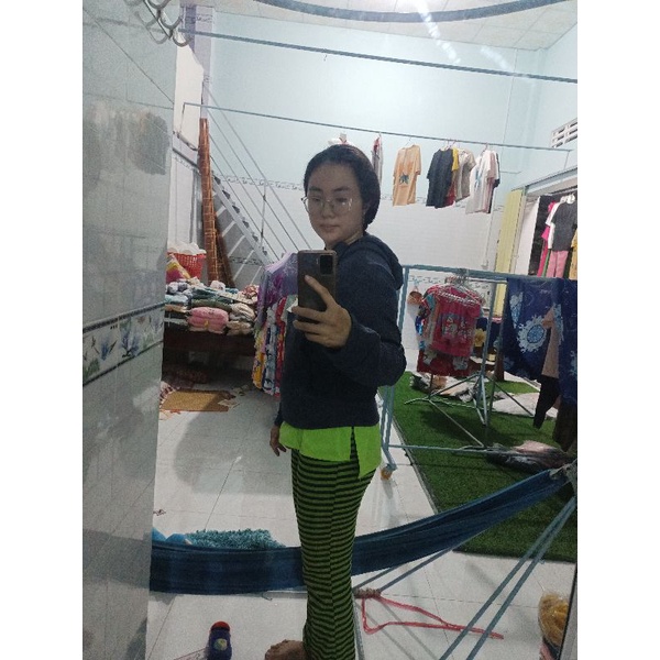 Áo khoác thun gân from rộng