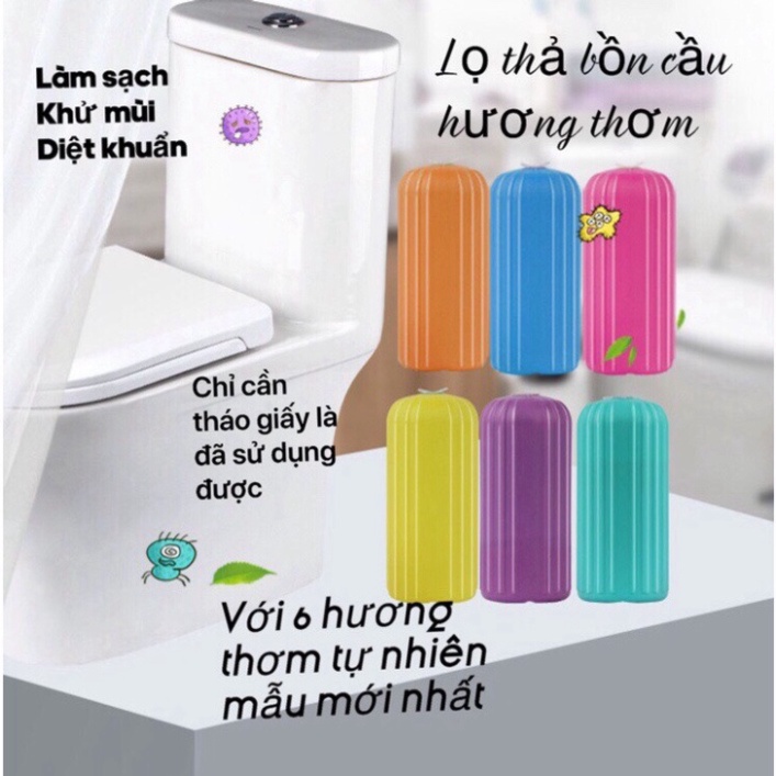 Lọ Tẩy Bồn Cầu - Lọ Thả Tẩy Bồn Cầu Ma Thuật Diệt Khuẩn Khử Mùi Cao Cấp Thơm Tho
