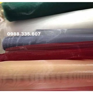 Vải lưới vi tính cứng làm tùng váy,tạo form váy