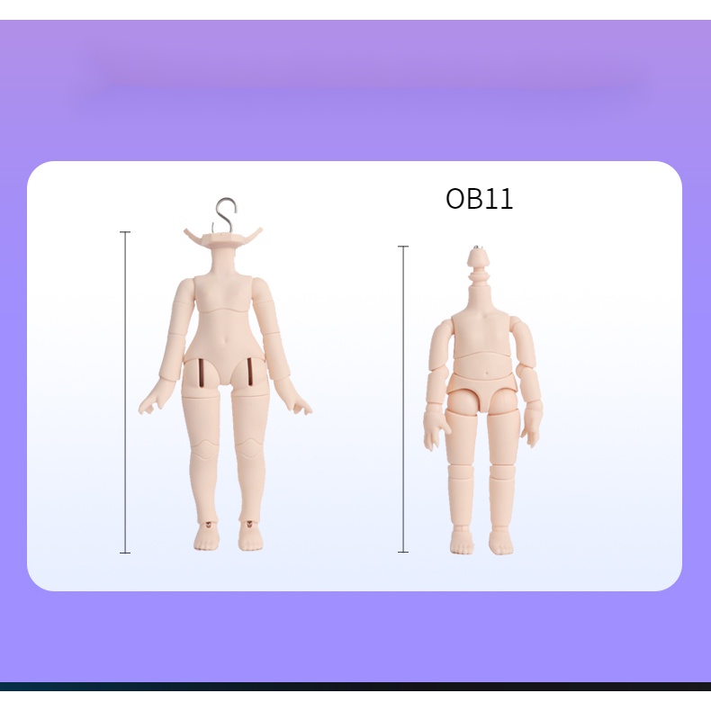 Thân Mèo Cơ Thể Xiaobaa 12 Điểm bjd ob11 GSC