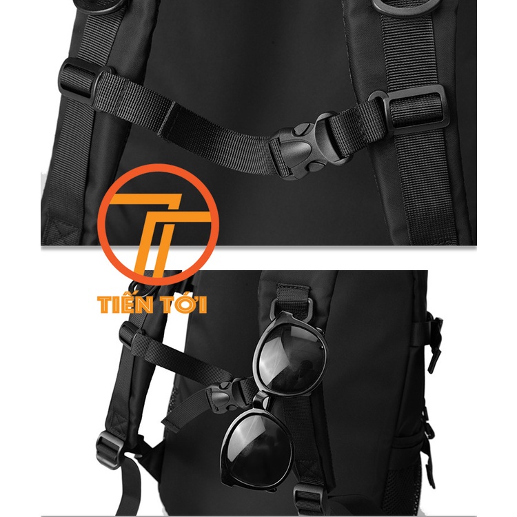 Balo Nam Đi Học Mã TH13110, Balo Laptop Sử Dụng Đa Năng Chất Vải Dày Mềm Màu Đen