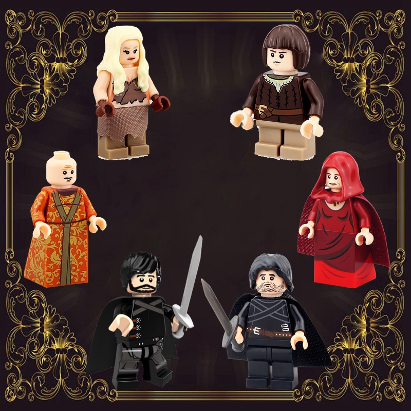 Đồ Chơi Mô Hình Nhân Vật Trong Phim Dragon Jon Snow Arya Daenerys Cersei DIY