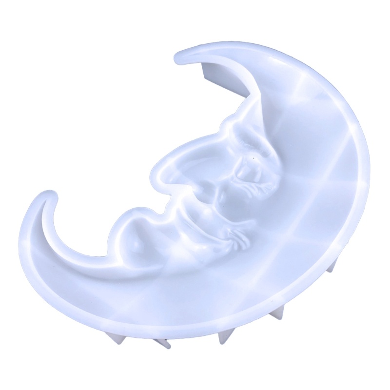 Khuôn Silicone Làm Mặt Dây Chuyền / Trang Sức Hình Trăng Sao Bằng Epoxy Diy