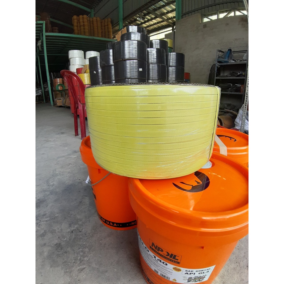 Dây đai nhựa PP đóng hàng máy tự động đóng pallet thùng carton