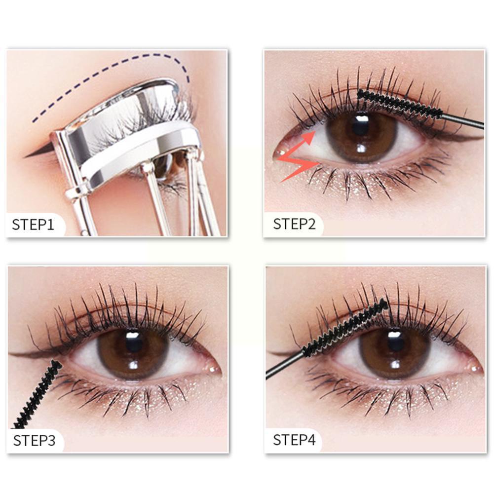 Mascara Siêu Mịn Kháng Nước Nhanh Khô Chuốt Mi Cong Vút Và Dài Hơn