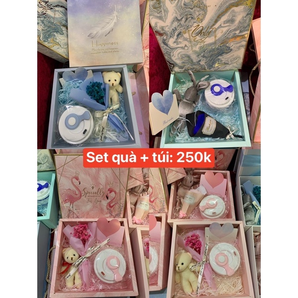 Set quà đồng giá 250k, 350k làm quà tặng ngày phụ nữ 8/3, 20/10, Noel, sinh nhật, Valentine,...