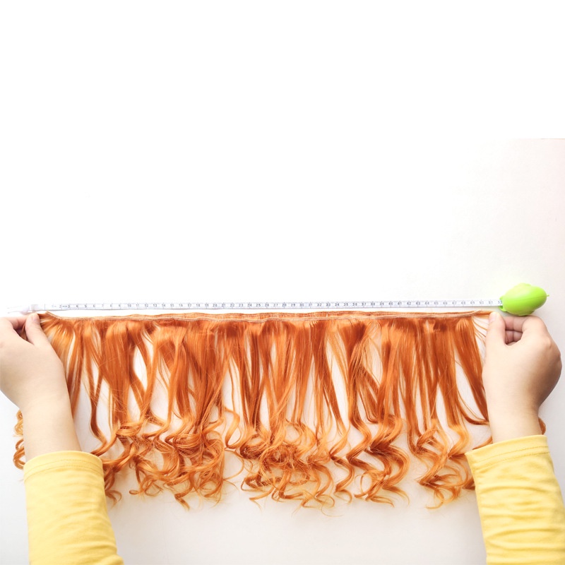 Tóc Xoăn Giả 20 * 100cm Cho Búp Bê Tỉ Lệ 1 / 3 1 / 4 1 / 6