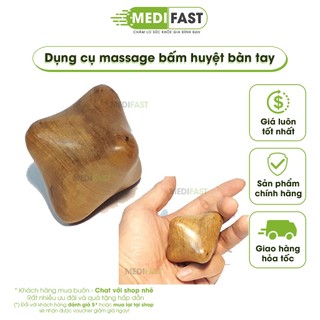 Bộ dụng cụ massage bằng gỗ - Massage tay, lưng, mặt